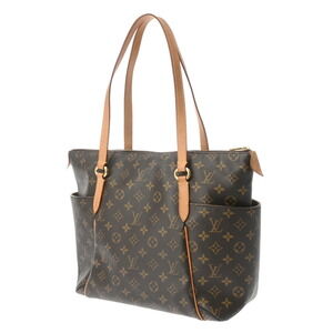 Louis Vuitton Tote Monogram Bag Brown Totally Canvas